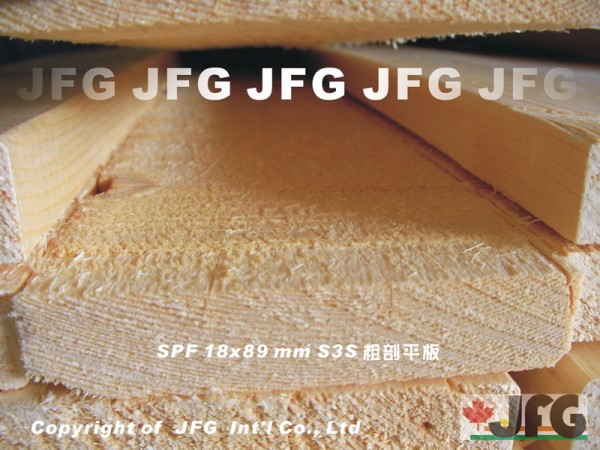 SPF 18x89粗鋸平板【#J】【8尺1支】