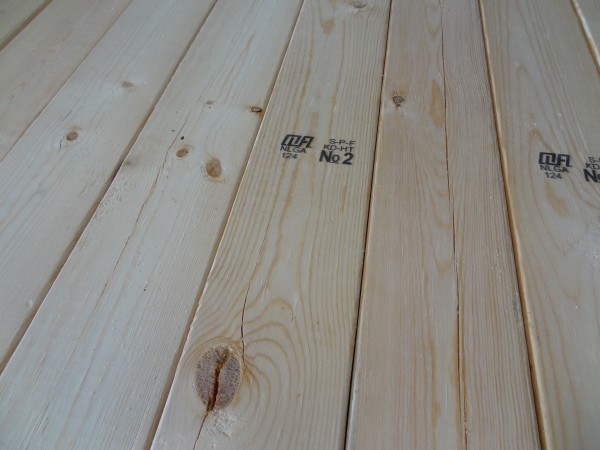 零碼DIY定規【SPF松木角材】【34X85mm】長度8尺 x 6支裝